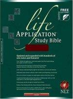 NLT Life Application Study Bible: Burgundy, Leather