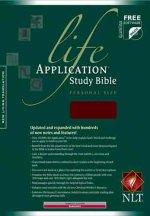 NLT Life Application Study Bible: Burgundy, Bonded Leather, Personal Size