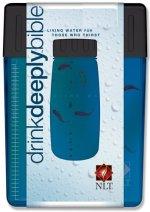 NLT Drink Deeply Bible: Paperback in Blue Translucent case