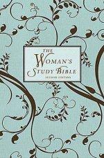 NKJV Woman's Study Bible Personal Size: Chocolate/Light Blue, Paperback
