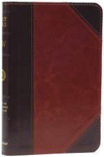 ESV Compact Thinline Bible: Brown & Cordovan Portfolio Design, Imitation Leather