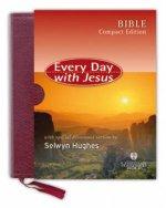 Every Day with Jesus Compact Bible: Dark Maroon, Bonded Leather