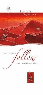 Wise Men Follow Card - Pack of 12