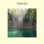 Waterfall: Thank You Card - Pack of 6