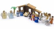 Plastic Nativity Set 