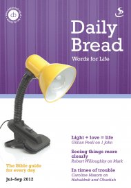 Daily Bread July - Sept 2012