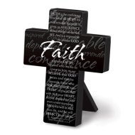 Faith Mini Metal Message Cross 