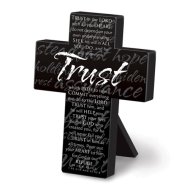 Trust Mini Metal Message Cross 