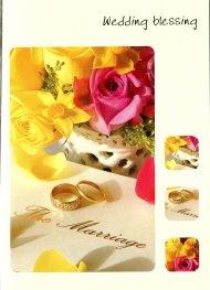 Wedding Blessing - Pack Of 6