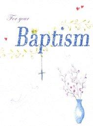 For your Baptism Card - Single
