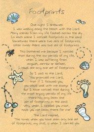 Footprints - 6 pack