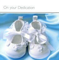On Your Dedication - Single Card