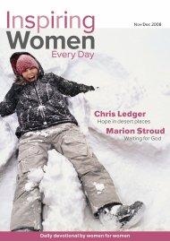 Inspiring Women November - December 2011