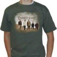 Third Day T Shirt: Green, Small