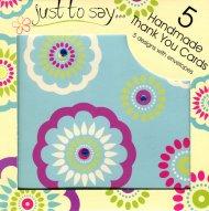 Handmade Thank You Cards - Pack of 5