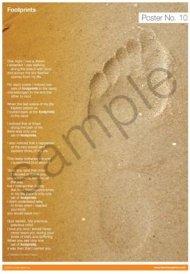 Footprints Poster