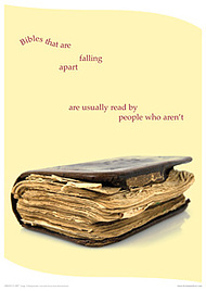 Bibles That Are Falling Apart Poster