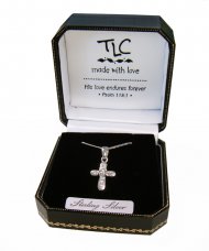 Dainty Cubic Zirconia Cross