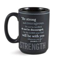 Strength Ceramic Mug With Scripture Cards