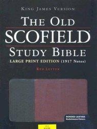 KJV Old Scofield® Study Bible: Black & Burgundy, Basketweave Bonded Leather, Large Print