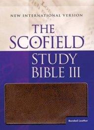 NIV Scofield Study Bible III: Timber, Bonded Leather, Thumb Index