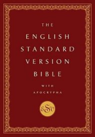 ESV Bible With Apocrypha Hardback Red