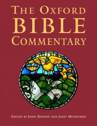 The Oxford Bible Commentary