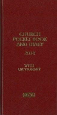 Church Pocket Book and Diary 2010 Burgundy