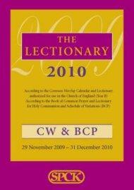 Common Worship: Book of Common Prayer Lectionary 2010