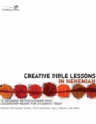 Creative Bible Lessons in Nehemiah