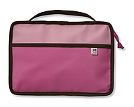 Reversible Bible Cover Pink/Brown Large