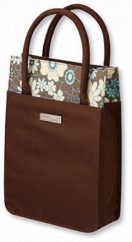 Venti Tote Bible Bag: Azure Bloom, Large