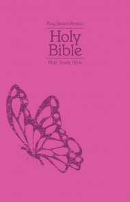 KJV Kids' Study Bible: Fluttering Fuschia, Imitation Leather