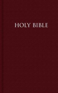 NRSV Pew Bible: Dark Red, Hardback