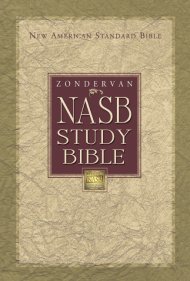NASB Study Bible: Burgundy, Top Grain Leather, Thumb Index
