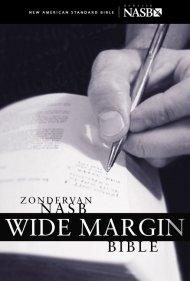 NASB Wide Margin Bible: Burgundy, Bonded Leather