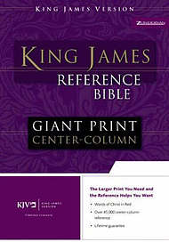 KJV Giant Print Bible: Black, Premium Leather Look,