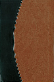 NASB Thinline Bible: Black/Tan, Duo-Tone