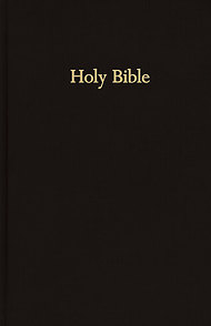 KJV Pew Bible: Black, Hardback, Large Print