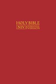 NIV Pew Bible, 20-Copy Pack: Red, Hardback (British Text)