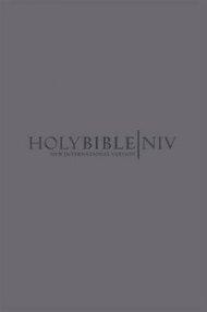 NIV Pocket Bible: Grey, Soft-Tone, with Zip