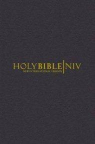 NIV Pocket Bible: Black, Bonded Leather, Zip, British Text