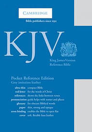 KJV Pocket Reference Edition: Dark Grey, Imitation Leather
