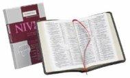NIV Pitt Minion Reference Bible: Black, French Morocco Leather