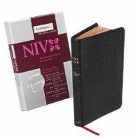 NIV Pitt Minion Reference Bible: Black, Goatskin Leather