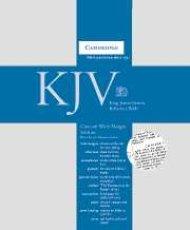 KJV Concord Wide Margin Reference Bible: Black, French Morocco Leather