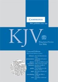KJV Concord Reference Bible: Black, French Morocco Leather