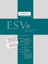 ESV Wide Margin Reference Bible: Black, Goatskin Leather