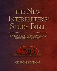 New Interpreter's Study Bible on CD-ROM