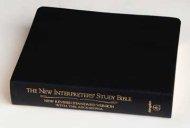 NRSV New Interpreter's Study Bible with Apocrypha: Black, Leather